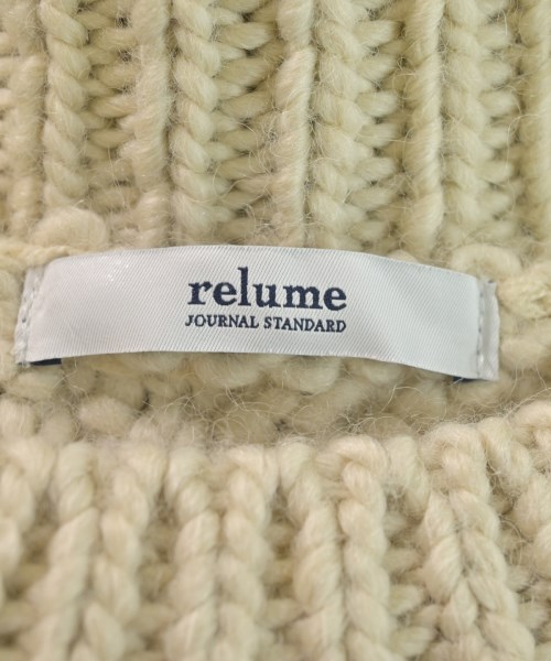 JOURNAL STANDARD relume（ジャーナルスタンダードレリューム）ニット・セーター ベージュ サイズ:F レディース/2200632801183