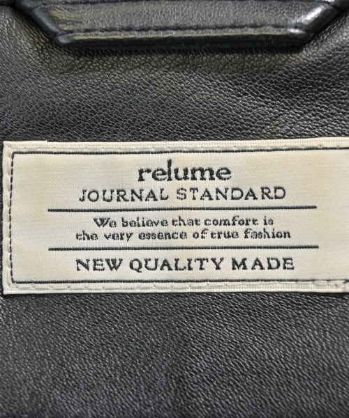 JOURNAL STANDARD relume（ジャーナルスタンダードレリューム）ライダース 黒 サイズ:38(M位) レディース/2200632517015
