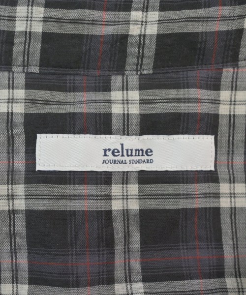 JOURNAL STANDARD relume（ジャーナルスタンダードレリューム）カジュアルシャツ 黒 サイズ:F レディース/2200618968091