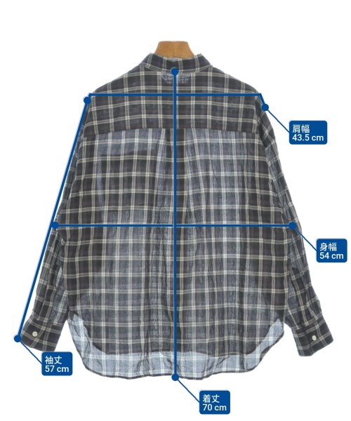 JOURNAL STANDARD relume（ジャーナルスタンダードレリューム）カジュアルシャツ 黒 サイズ:F レディース/2200618968091