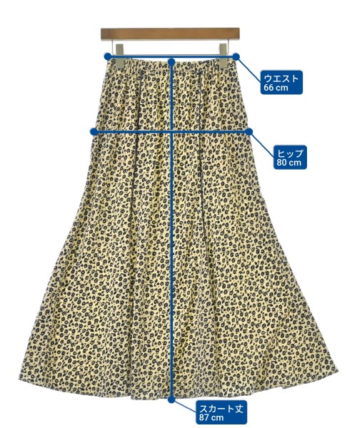 JOURNAL STANDARD relume（ジャーナルスタンダードレリューム）ロング・マキシ丈スカート ベージュ サイズ:F レディース/2200634191022