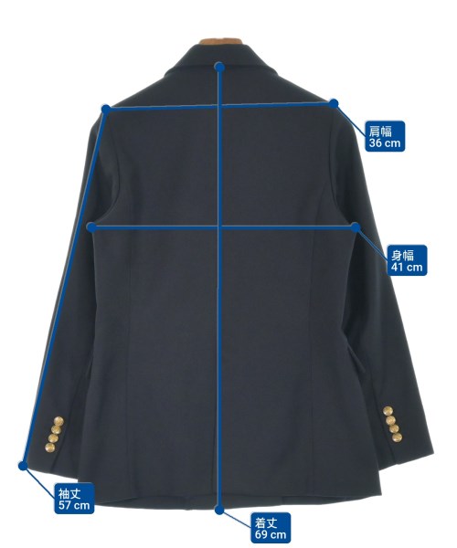 JOURNAL STANDARD relume（ジャーナルスタンダードレリューム）ジャケット 紺 サイズ:36(S位) レディース/2200634439018