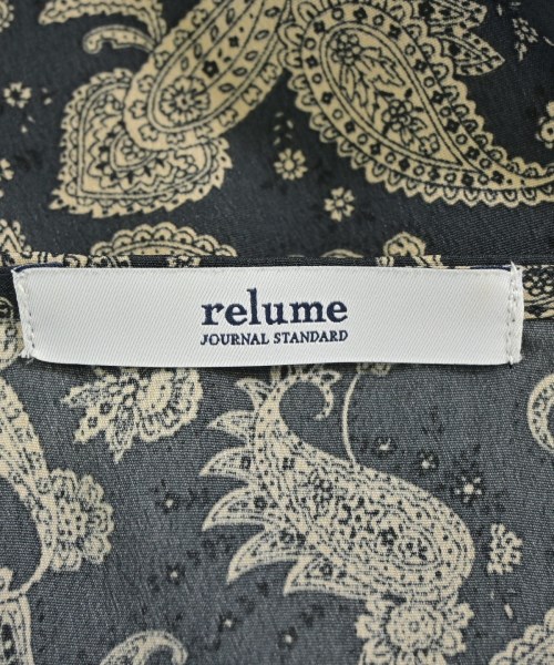 JOURNAL STANDARD relume（ジャーナルスタンダードレリューム）シャツワンピース 紺 サイズ:F レディース/2200604135056