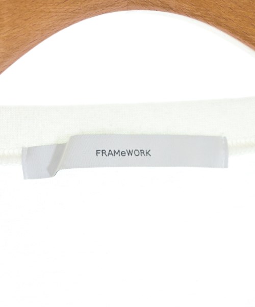 FRAMeWORK（フレームワーク）Tシャツ・カットソー 白 サイズ:F レディース/2200608200118