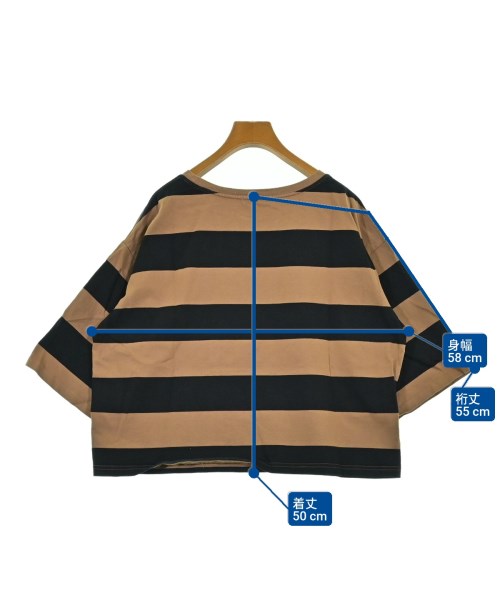 JOURNAL STANDARD relume（ジャーナルスタンダードレリューム）Tシャツ・カットソー 茶 サイズ:F レディース/2200607320060