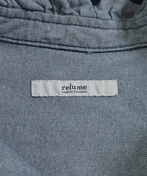 JOURNAL STANDARD relume（ジャーナルスタンダードレリューム）ブラウス 青 サイズ:F レディース/2200608706153