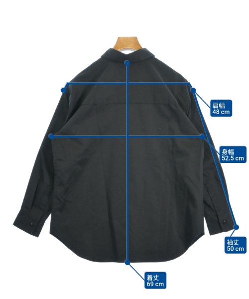 JOURNAL STANDARD relume（ジャーナルスタンダードレリューム）カジュアルシャツ 黒 サイズ:F レディース/2200608111100