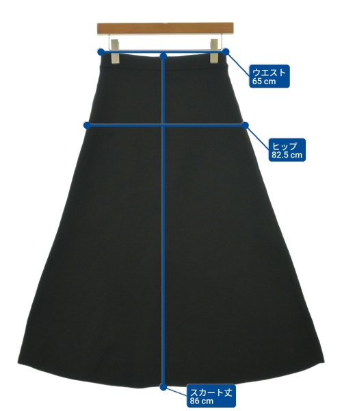 JOURNAL STANDARD relume（ジャーナルスタンダードレリューム）ロング・マキシ丈スカート 黒 サイズ:F レディース/2200609373026