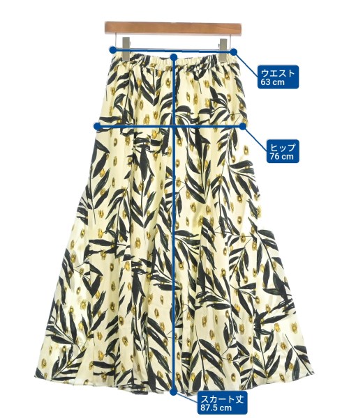 JOURNAL STANDARD relume（ジャーナルスタンダードレリューム）ロング・マキシ丈スカート 白 サイズ:F レディース/2200608127248