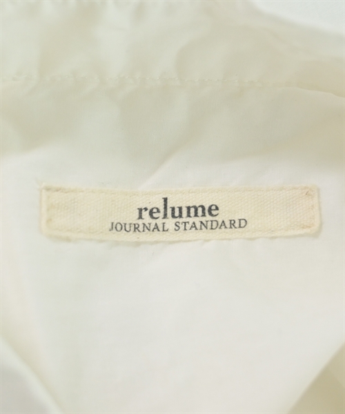 JOURNAL STANDARD relume（ジャーナルスタンダードレリューム）カジュアルシャツ 白 サイズ:F レディース/2200606707329