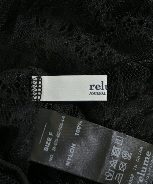 JOURNAL STANDARD relume（ジャーナルスタンダードレリューム）Tシャツ・カットソー 黒 サイズ:F レディース/2200607952032