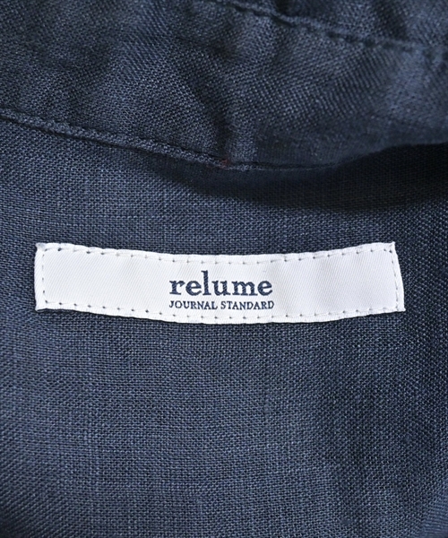 JOURNAL STANDARD relume（ジャーナルスタンダードレリューム）カジュアルシャツ 紺 サイズ:F レディース/2200609504079