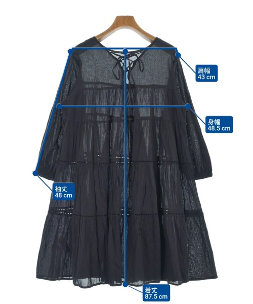 JOURNAL STANDARD relume（ジャーナルスタンダードレリューム）ワンピース 黒 サイズ:F レディース/2200608652054