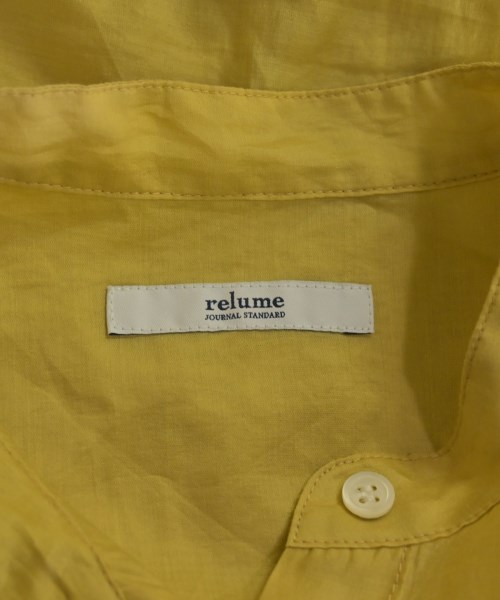 JOURNAL STANDARD relume（ジャーナルスタンダードレリューム）ブラウス 黄 サイズ:F レディース/2200609495063