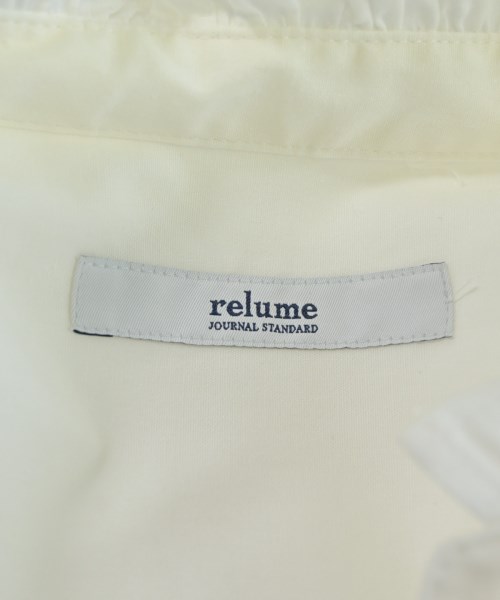 JOURNAL STANDARD relume（ジャーナルスタンダードレリューム）カジュアルシャツ 白 サイズ:F レディース/2200611478085