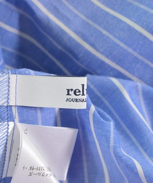 JOURNAL STANDARD relume（ジャーナルスタンダードレリューム）カジュアルシャツ 青 サイズ:F レディース/2200612534049