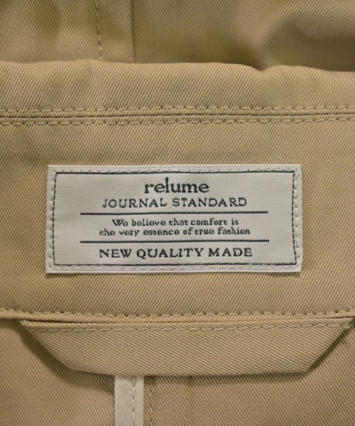 JOURNAL STANDARD relume（ジャーナルスタンダードレリューム）ステンカラーコート ベージュ サイズ:38(M位) レディース/2200615100012