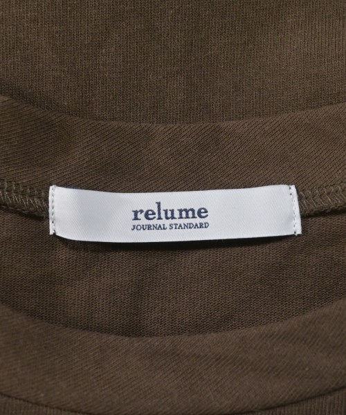 JOURNAL STANDARD relume（ジャーナルスタンダードレリューム）Tシャツ・カットソー 茶 サイズ:F レディース/2200612779044