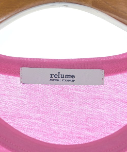 JOURNAL STANDARD relume（ジャーナルスタンダードレリューム）Tシャツ・カットソー ピンク サイズ:F レディース/2200616686034