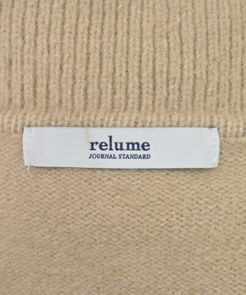 JOURNAL STANDARD relume（ジャーナルスタンダードレリューム）ニット・セーター ベージュ サイズ:F レディース/2200617543039