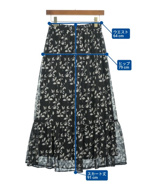 JOURNAL STANDARD relume（ジャーナルスタンダードレリューム）ロング・マキシ丈スカート 黒 サイズ:F レディース/2200607835120