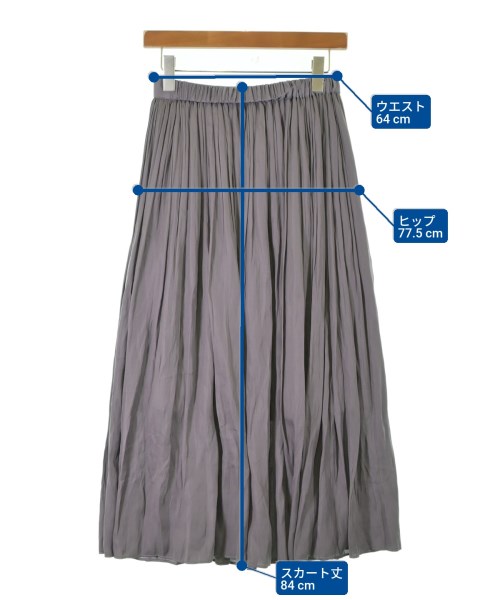 JOURNAL STANDARD relume（ジャーナルスタンダードレリューム）ロング・マキシ丈スカート グレー サイズ:F レディース/2200611057082