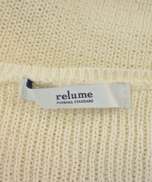 JOURNAL STANDARD relume（ジャーナルスタンダードレリューム）ニット・セーター 白 サイズ:F レディース/2200614637038