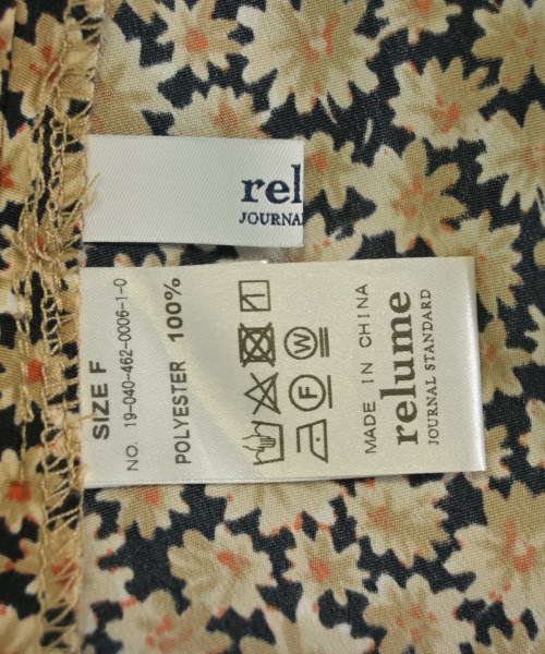 JOURNAL STANDARD relume（ジャーナルスタンダードレリューム）ワンピース ベージュ サイズ:F レディース/2200613804066