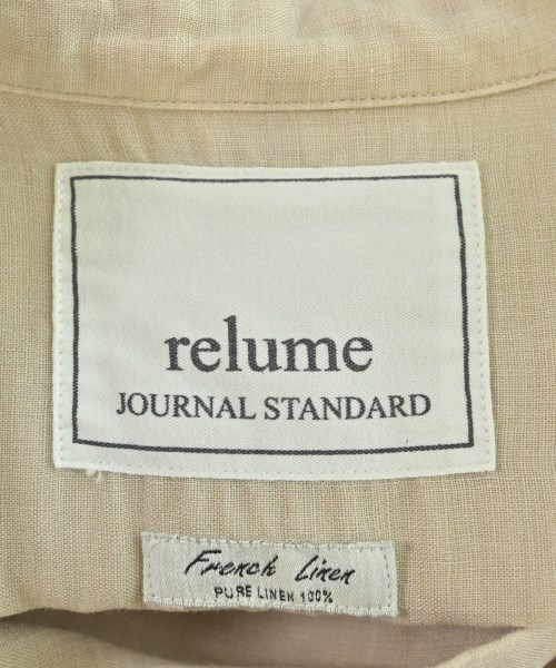 JOURNAL STANDARD relume（ジャーナルスタンダードレリューム）カジュアルシャツ ベージュ サイズ:F レディース/2200618441044