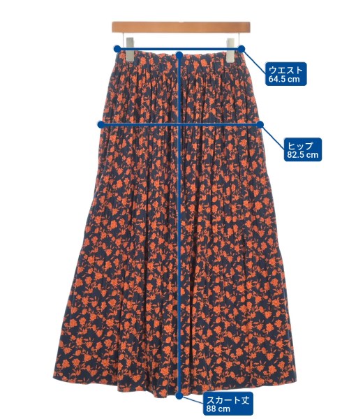 JOURNAL STANDARD relume（ジャーナルスタンダードレリューム）ロング・マキシ丈スカート 紺 サイズ:F レディース/2200613110037