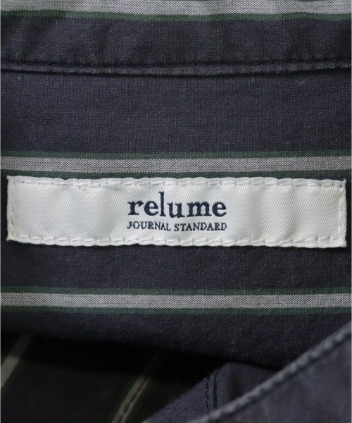 JOURNAL STANDARD relume（ジャーナルスタンダードレリューム）シャツワンピース 紺 サイズ:F レディース/2200613331012