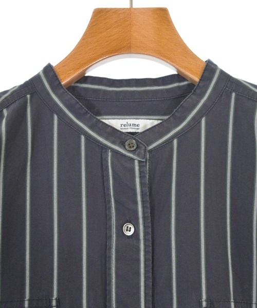 JOURNAL STANDARD relume（ジャーナルスタンダードレリューム）シャツワンピース 紺 サイズ:F レディース/2200613331012