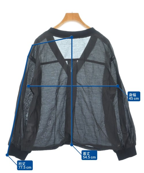 JOURNAL STANDARD relume（ジャーナルスタンダードレリューム）カジュアルシャツ 黒 サイズ:F レディース/2200613985079