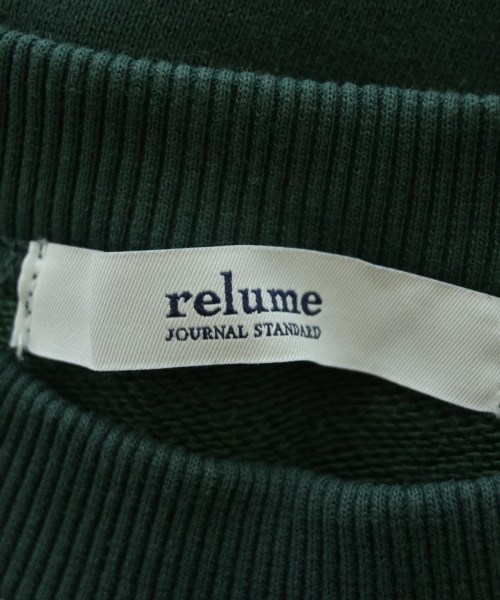 JOURNAL STANDARD relume（ジャーナルスタンダードレリューム）スウェット 緑 サイズ:F レディース/2200618916016