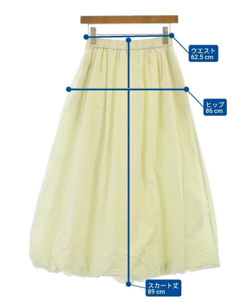 JOURNAL STANDARD relume（ジャーナルスタンダードレリューム）ロング・マキシ丈スカート 白 サイズ:F レディース/2200610405020