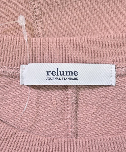 JOURNAL STANDARD relume（ジャーナルスタンダードレリューム）スウェット ピンク サイズ:F レディース/2200610926075