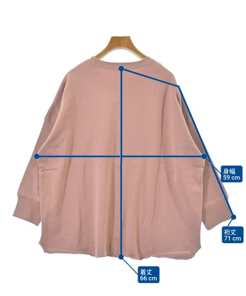 JOURNAL STANDARD relume（ジャーナルスタンダードレリューム）スウェット ピンク サイズ:F レディース/2200610926075