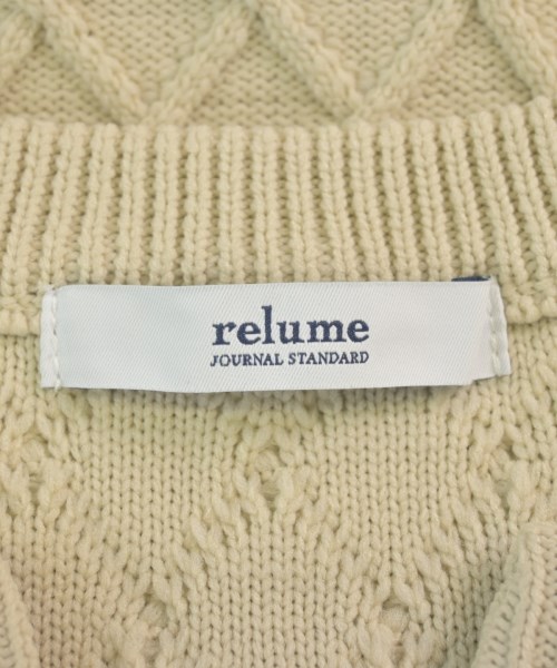 JOURNAL STANDARD relume（ジャーナルスタンダードレリューム）ニット・セーター ベージュ サイズ:F レディース/2200611866042