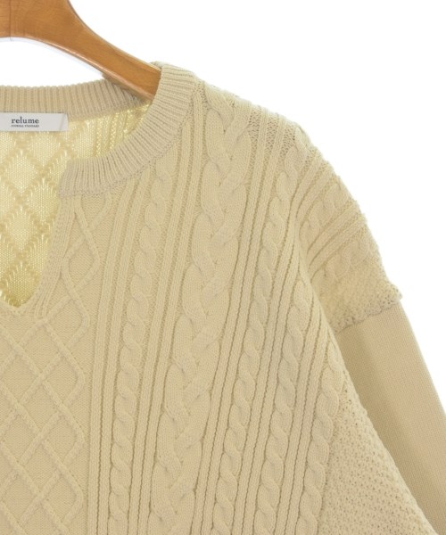 JOURNAL STANDARD relume（ジャーナルスタンダードレリューム）ニット・セーター ベージュ サイズ:F レディース/2200611866042
