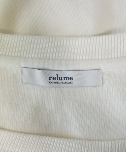 JOURNAL STANDARD relume（ジャーナルスタンダードレリューム）Tシャツ・カットソー 白 サイズ:F レディース/2200609527023