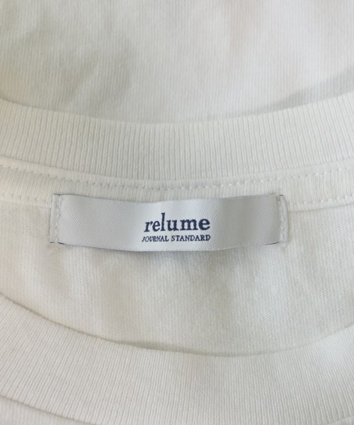 JOURNAL STANDARD relume（ジャーナルスタンダードレリューム）Tシャツ・カットソー 白 サイズ:F レディース/2200611013071