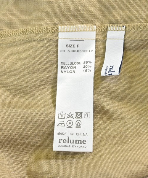 JOURNAL STANDARD relume（ジャーナルスタンダードレリューム）シャツワンピース カーキ サイズ:F レディース/2200620865050