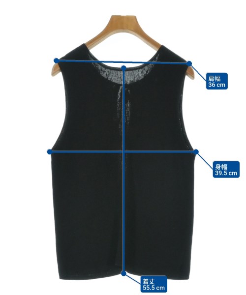 JOURNAL STANDARD relume（ジャーナルスタンダードレリューム）ベスト 黒 サイズ:F レディース/2200600279051