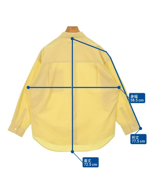 JOURNAL STANDARD relume（ジャーナルスタンダードレリューム）カジュアルシャツ 黄 サイズ:F レディース/2200671348045