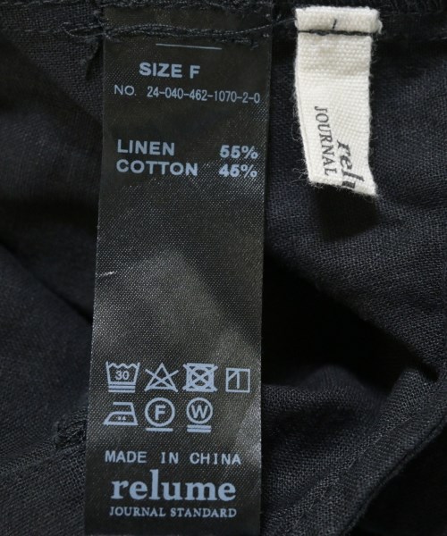 JOURNAL STANDARD relume（ジャーナルスタンダードレリューム）ワンピース 黒 サイズ:F レディース/2200669040050