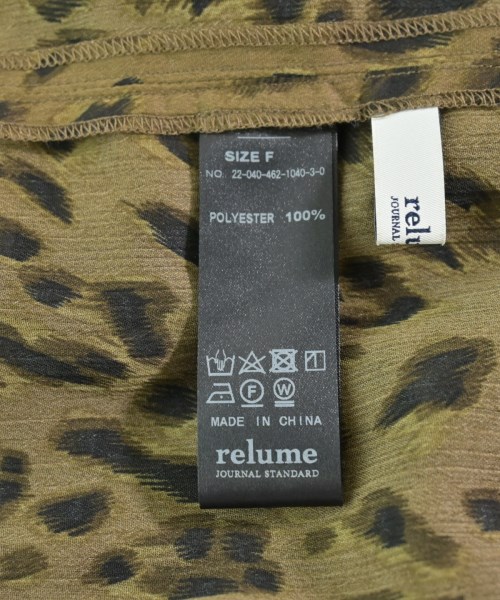 JOURNAL STANDARD relume（ジャーナルスタンダードレリューム）ワンピース カーキ サイズ:F レディース/2200669780093