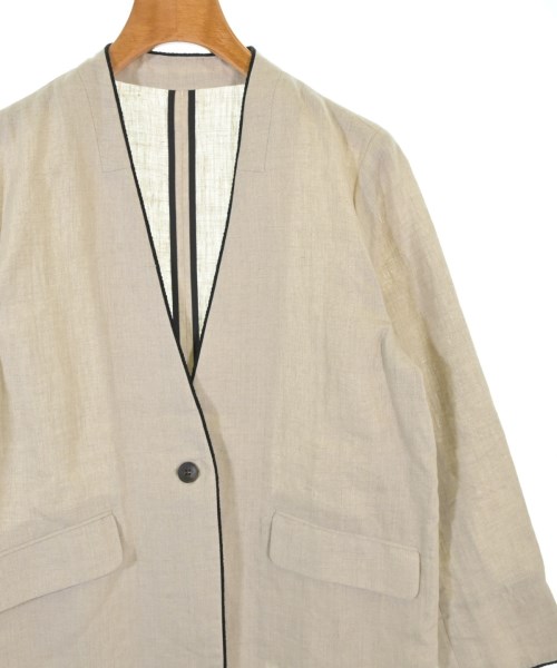 JOURNAL STANDARD relume（ジャーナルスタンダードレリューム）ノーカラージャケット ベージュ サイズ:F レディース/2200669791037