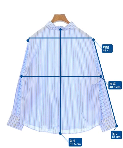 JOURNAL STANDARD relume（ジャーナルスタンダードレリューム）ブラウス 青 サイズ:F レディース/2200670097173