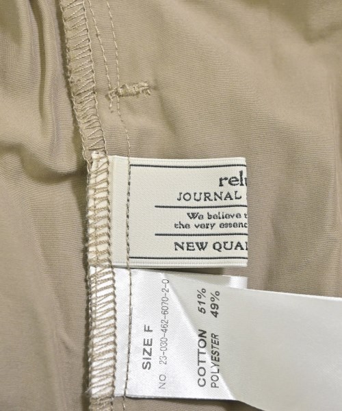 JOURNAL STANDARD relume（ジャーナルスタンダードレリューム）オールインワン/サロペット ベージュ サイズ:F レディース/2200671379070