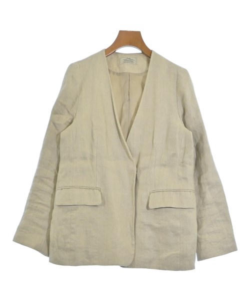 JOURNAL STANDARD relume(ジャーナルスタンダードレリューム)ノーカラージャケット ベージュ サイズ:36(S位)/2200671304034